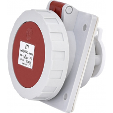 Розетка вбудована (силовий роз'єм) EEH-1643  IP67 (16A, 400V, 3P+PE)